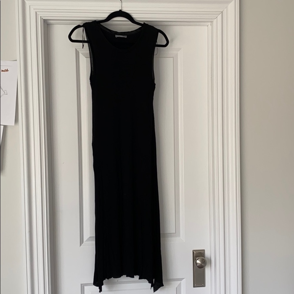 Beautiful zara black mini with high slits